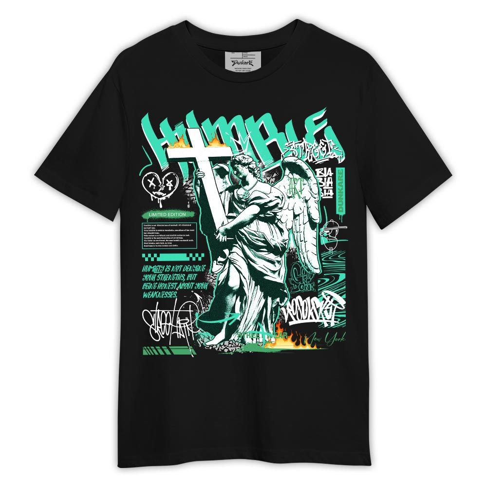 Shirt To Match Black Green Glow 3s - Graphic Humble Shirt Green Glow 3s Outfit