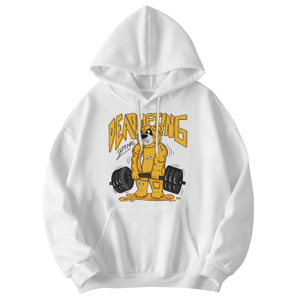 Sweatshirt To Match Vivid Sulfur 4s - Deadlifting Bear Graphic