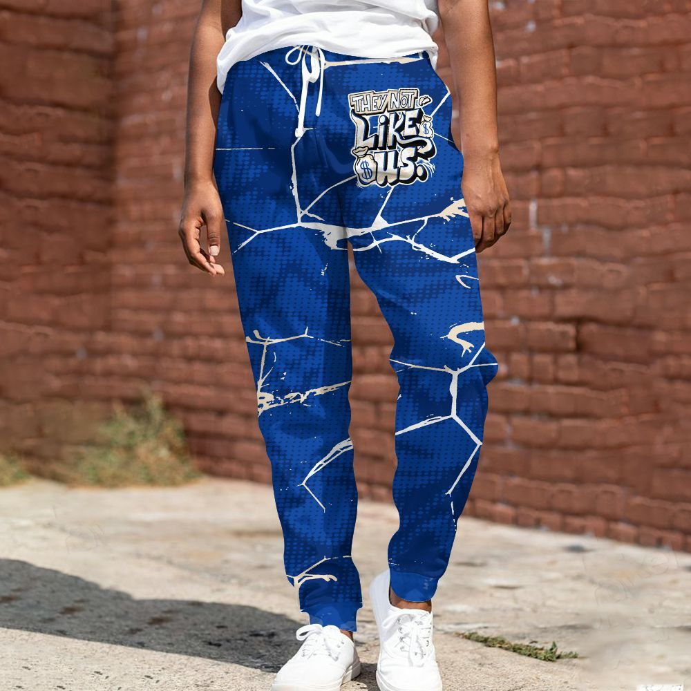 Sweatpant To Match Low Game Royal 1s - Dislike Us Graphic All Over Print