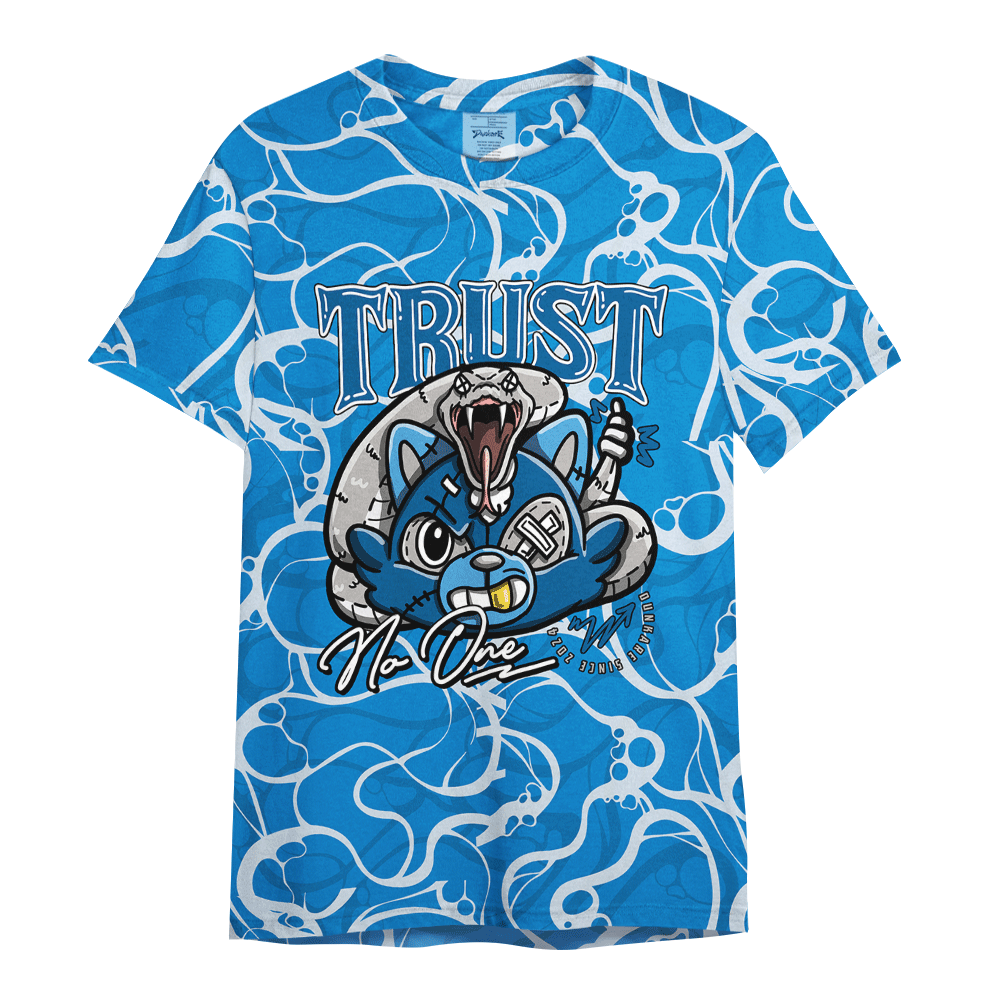 Shirt To Match Industrial Blue 4s - Trust No Raccoon Bubble Graphics Shirt Unisex