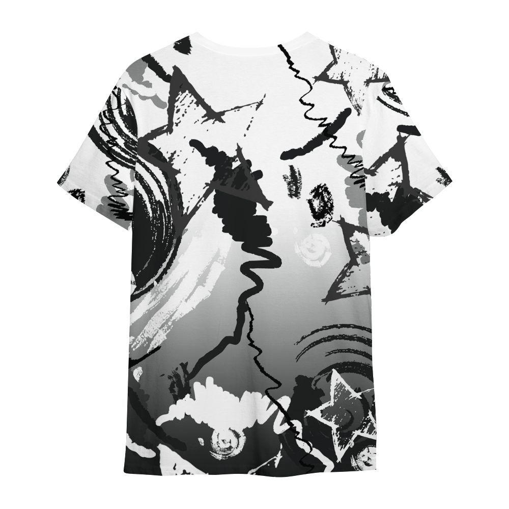 Shirt To Match Low 85 Metallic Black 1s - Grind Shine Later Drip All Over Print