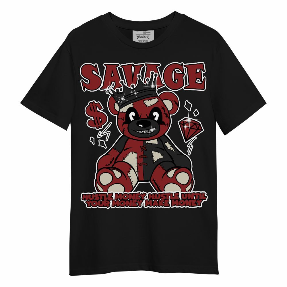 Shirt To Match High 85 Bred 1s - Savages Bear Unisex Shirt