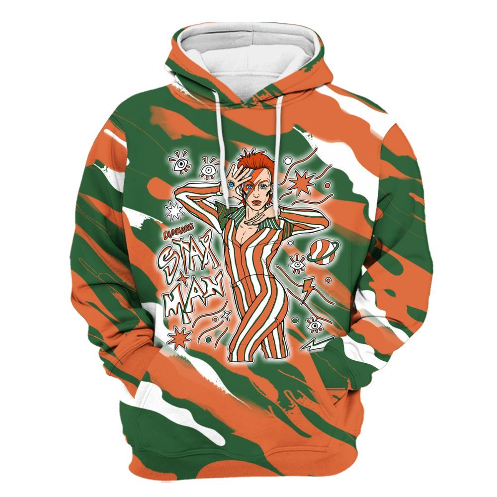 Hoodie To Match Low Miami 5s - Starmans Graphics Colored All Over Print