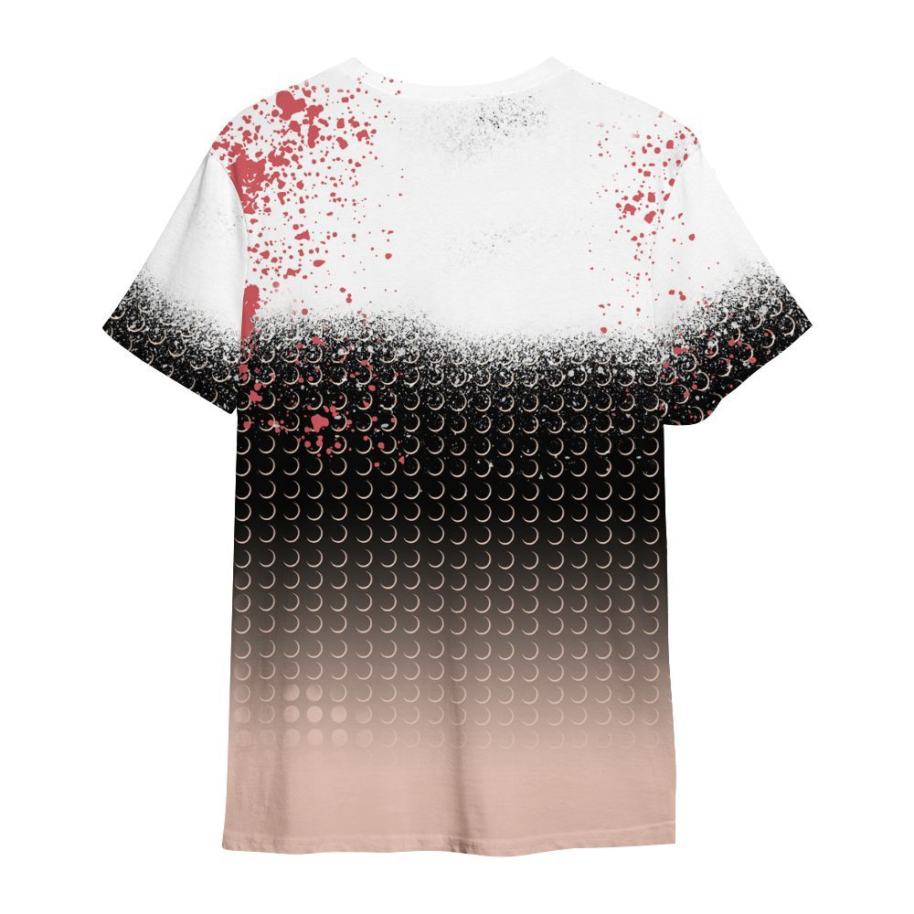 Shirt To Match Washed Coral 2s Shirt, Halftone Time Is Money All Over Print