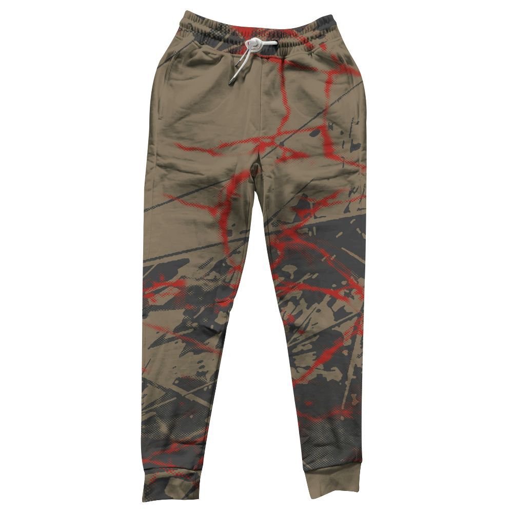 Sweatpant To Match Olive 9s - Profound All Over Print