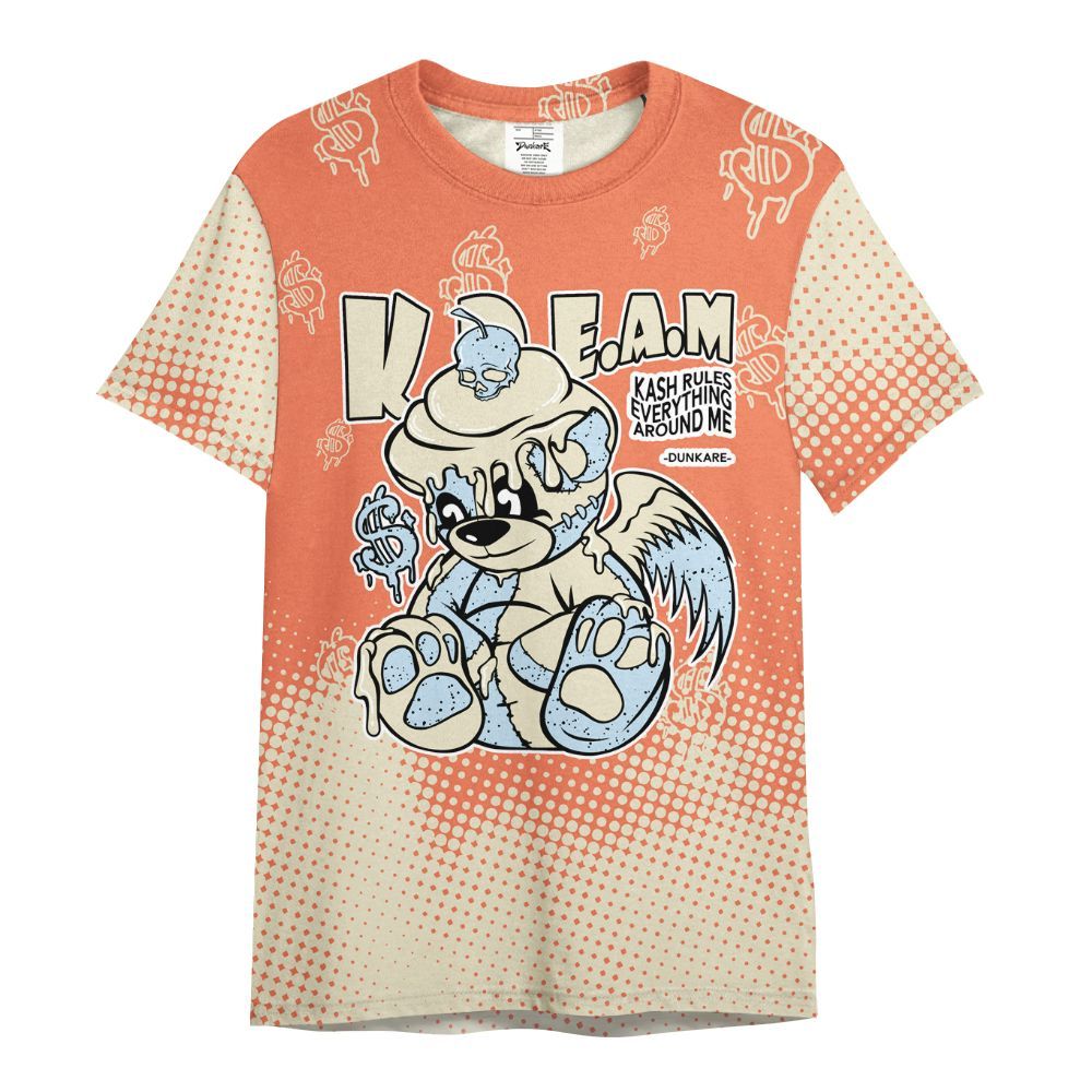 Shirt To Match DJ Khaled Crimson Bliss 5s - Loot Bear Unique Drip All Over Print