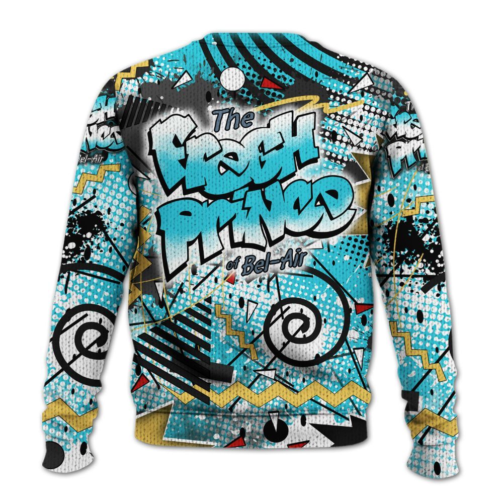 Sweater To Match Retro Gamma Blue 11s - Fresh Sneaker 90s Graphic
