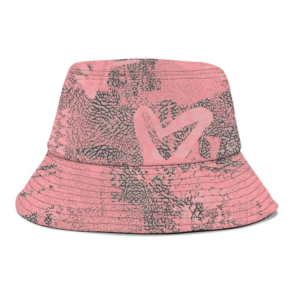 Bucket Hat To Match Retro Wings 3s - Sneakerz Girlz Heart Grunge Graphic