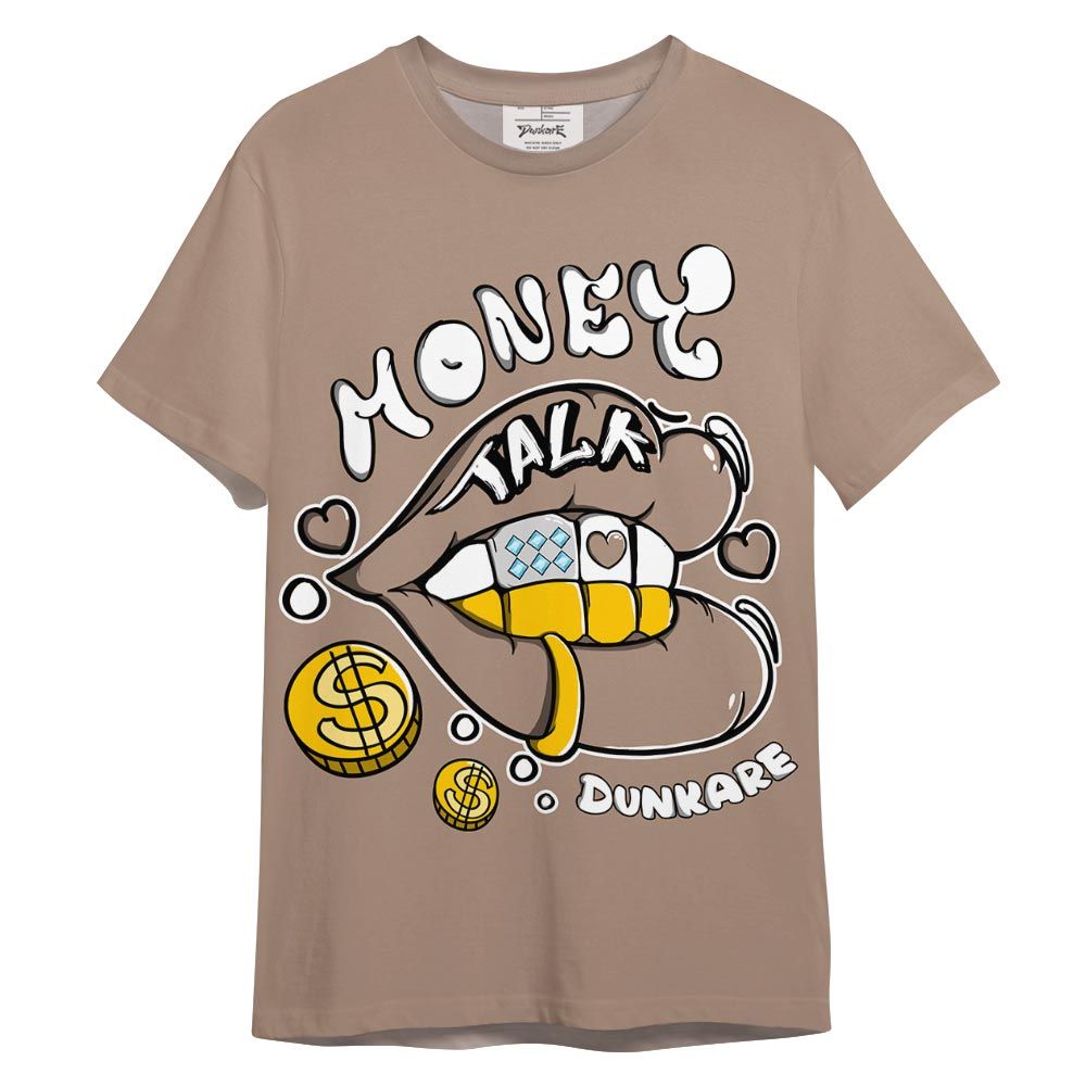 Shirt To Match OG Latte 1s - Lips Money Talk Shirt 3D Graphic Outfit 0705 LGH