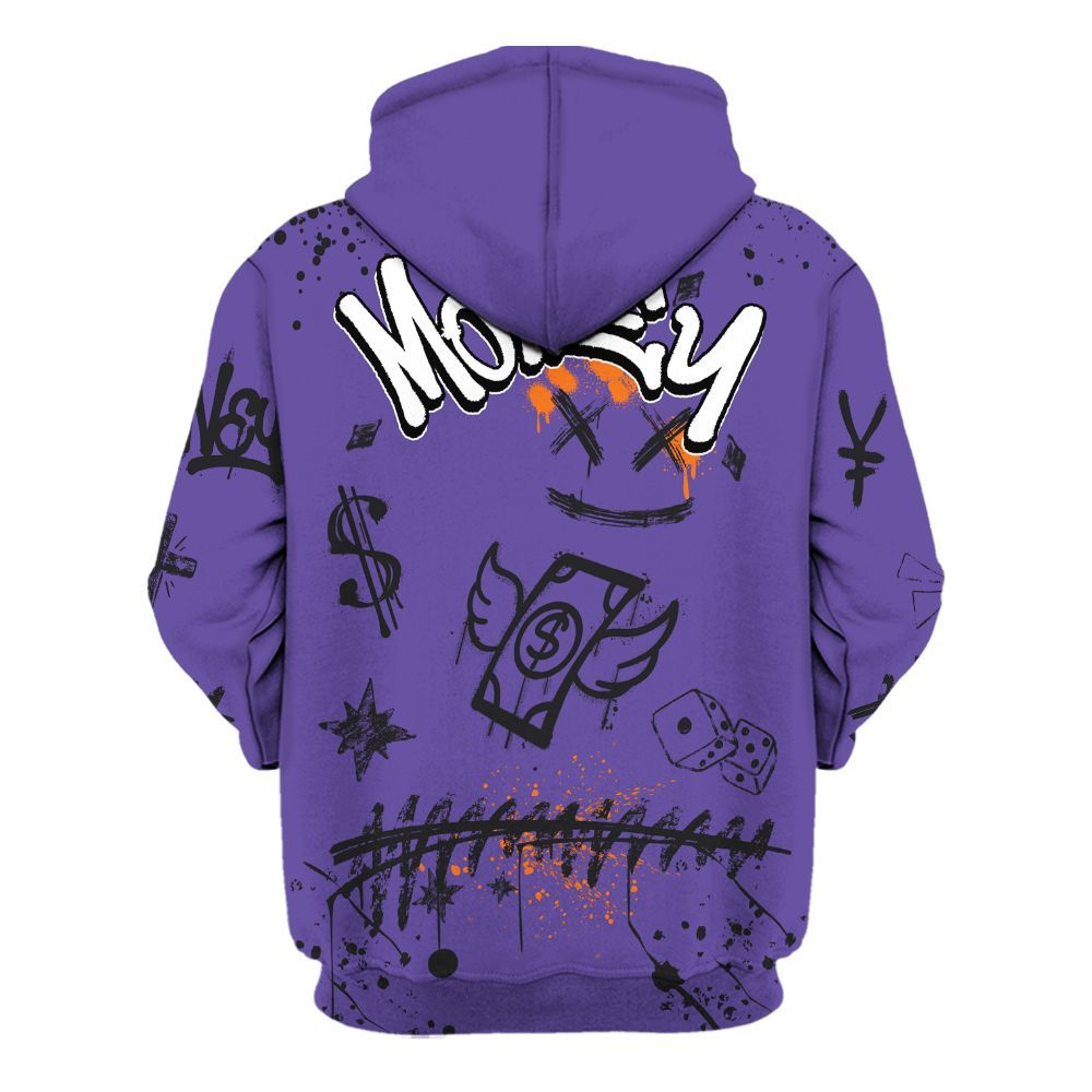 Hoodie To Match Air Max Waffle SP Voltage Purple - Everybody Paid In Full Crayon All Over Print