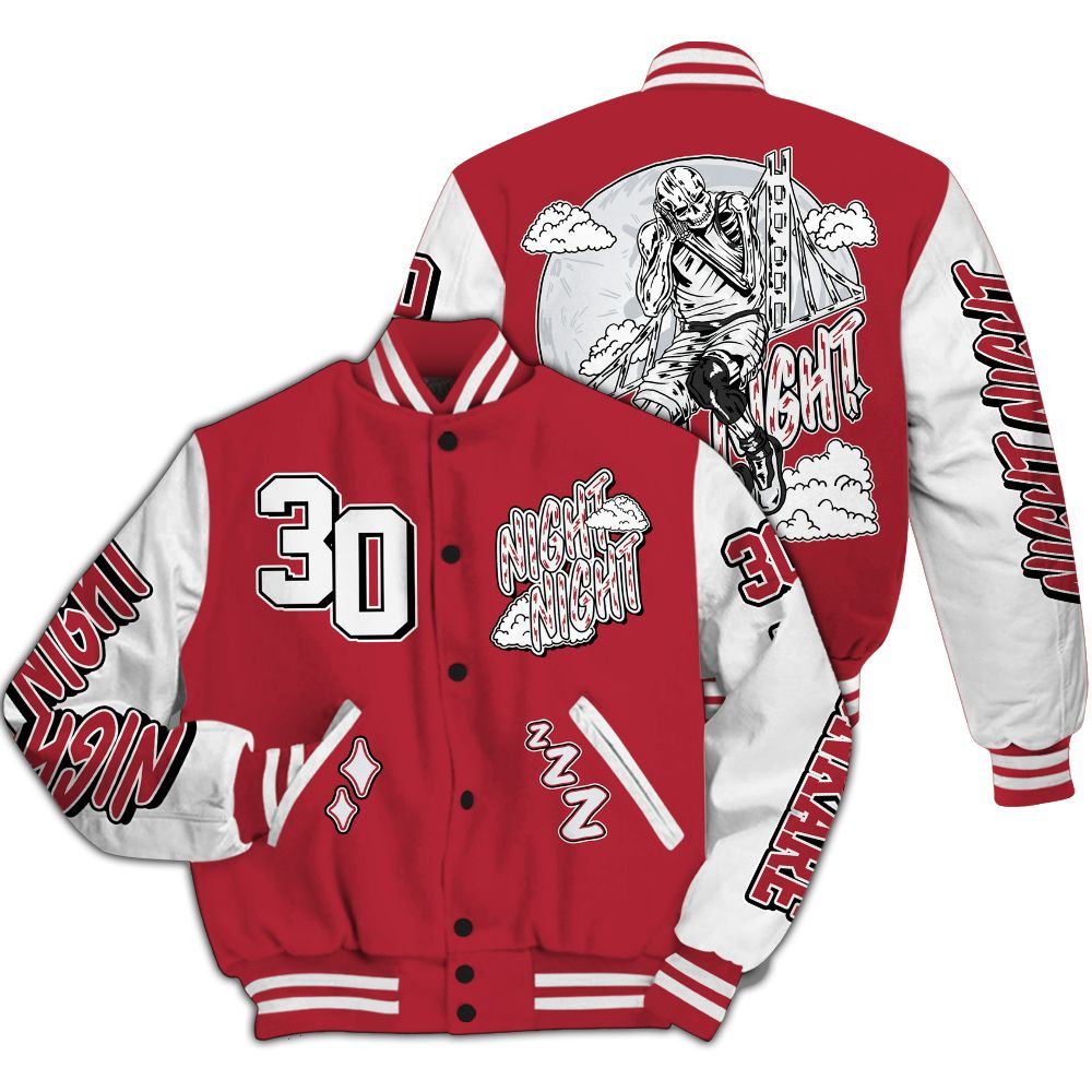 Varsity Jacket To Match Black Toe 14s - Seeya Skeleton All Over Print