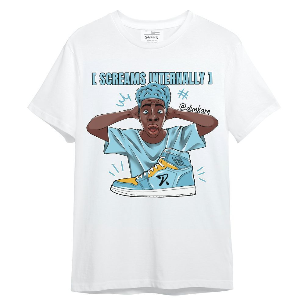 Shirt To Match Dunk High Homer Simpson - Scream Internally Unisex Shirt