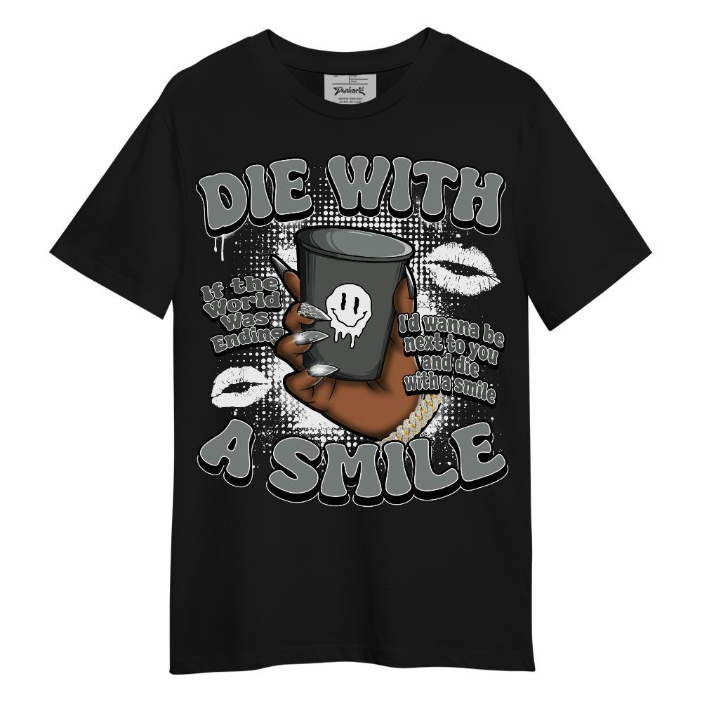 Shirt To Match Retro Georgetown 6s - Die With A Smile Graphic Unisex Shirt