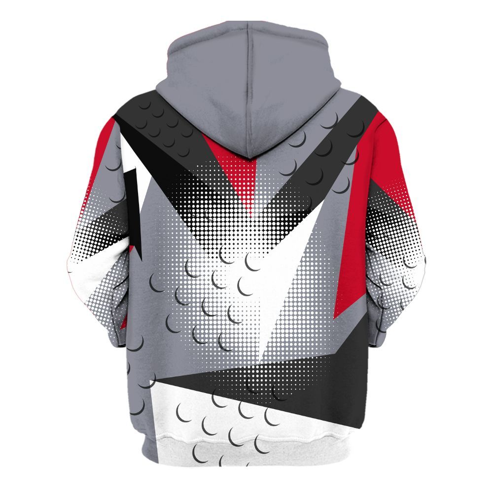 Hoodie To Match Retro Black Flint 13s - Poly Custom Name Number 23 5s All Over Print