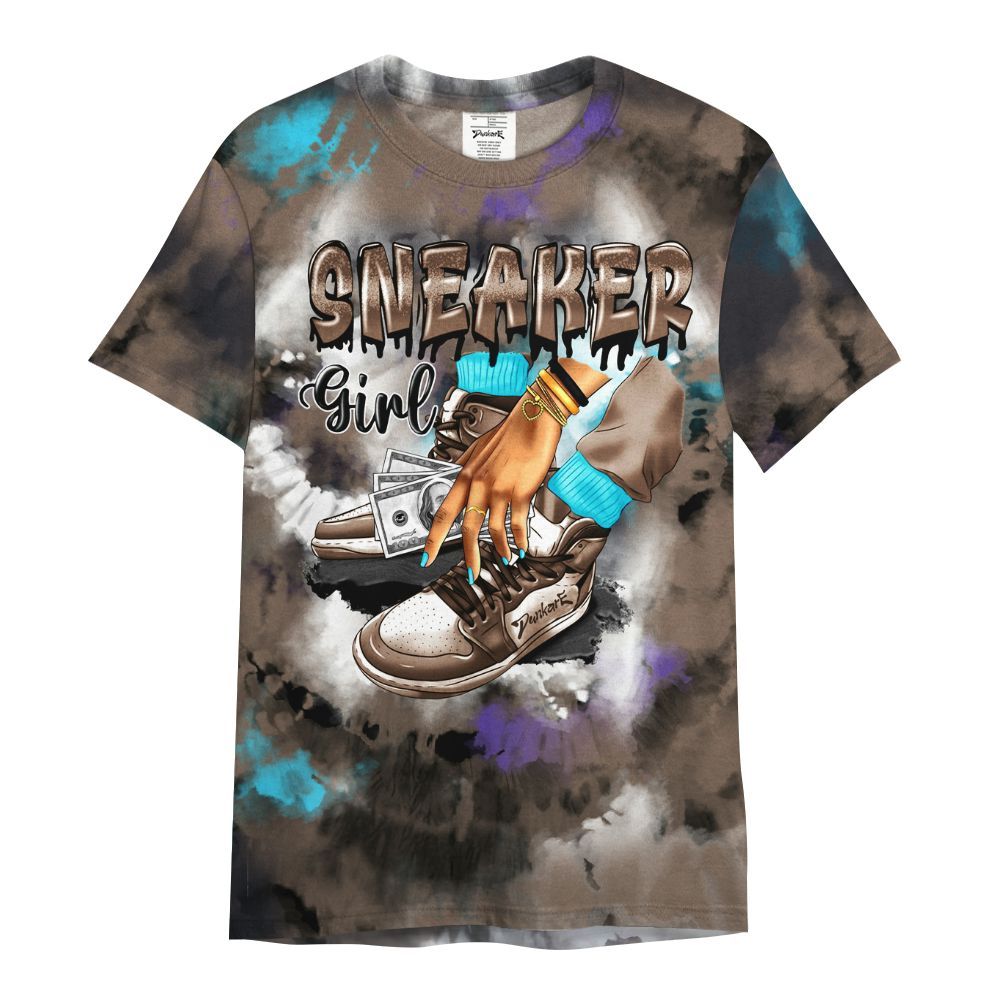 Shirt To Match Olive Concord 9s - SNEAKER Girl Money Drip Tie Dye All Over Print