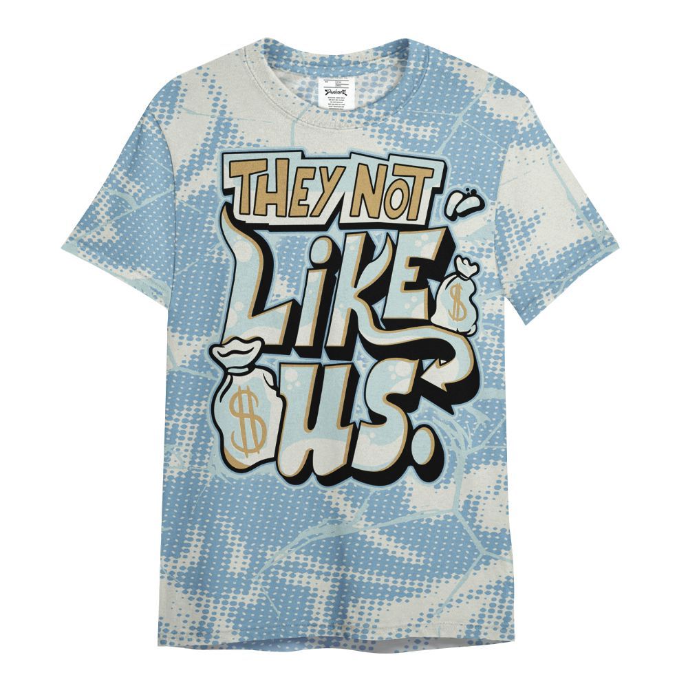 Shirt To Match Denim Worn Blue 2025 4s - Dislike Us Crack All Over Print