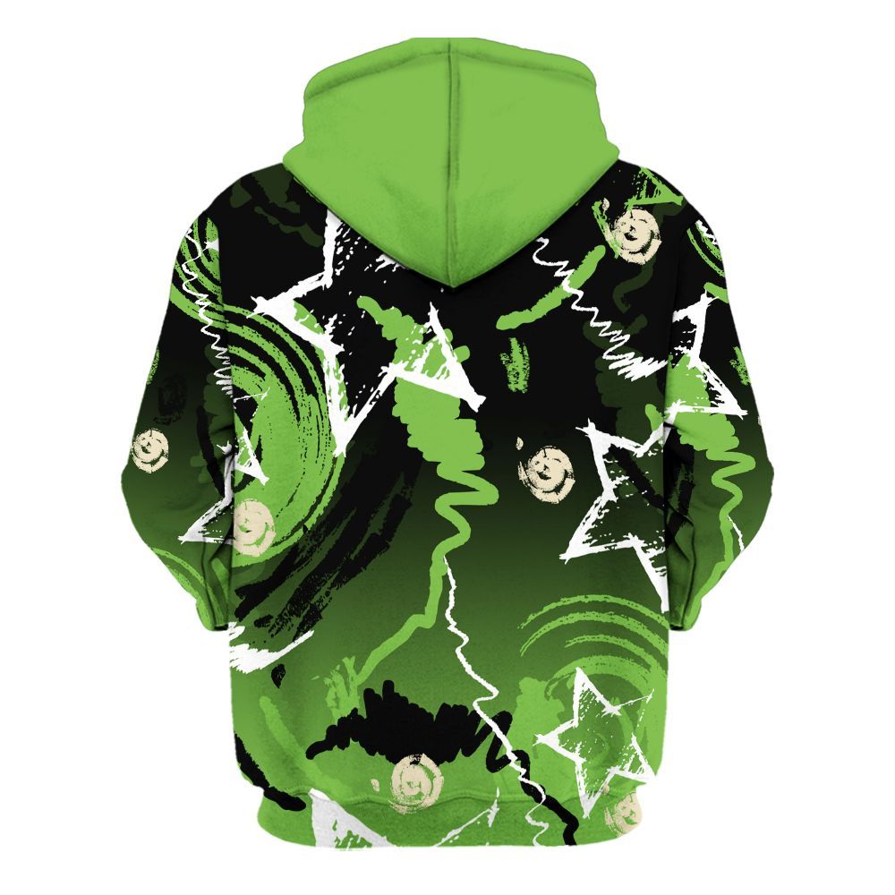 Hoodie To Match Air Max Waffle SP Action Green - Grind Shine Later Drip All Over Print