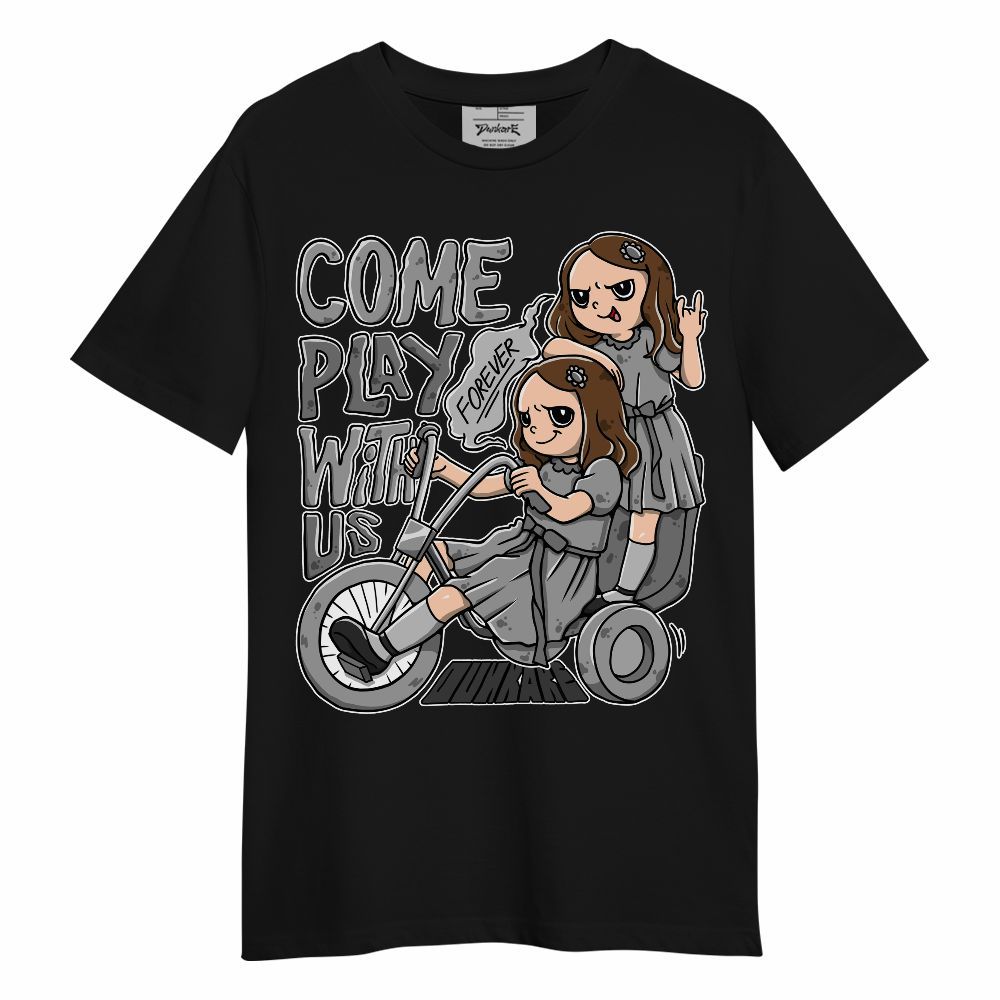 Shirt To Match Black Wolf Grey 12s - Come Hangout Halloween Unisex Shirt