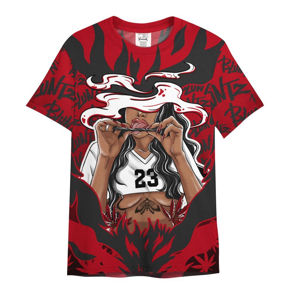 Shirt To Match Bred Velvet 11s - Bluntz Burnz Graphics All Over Print