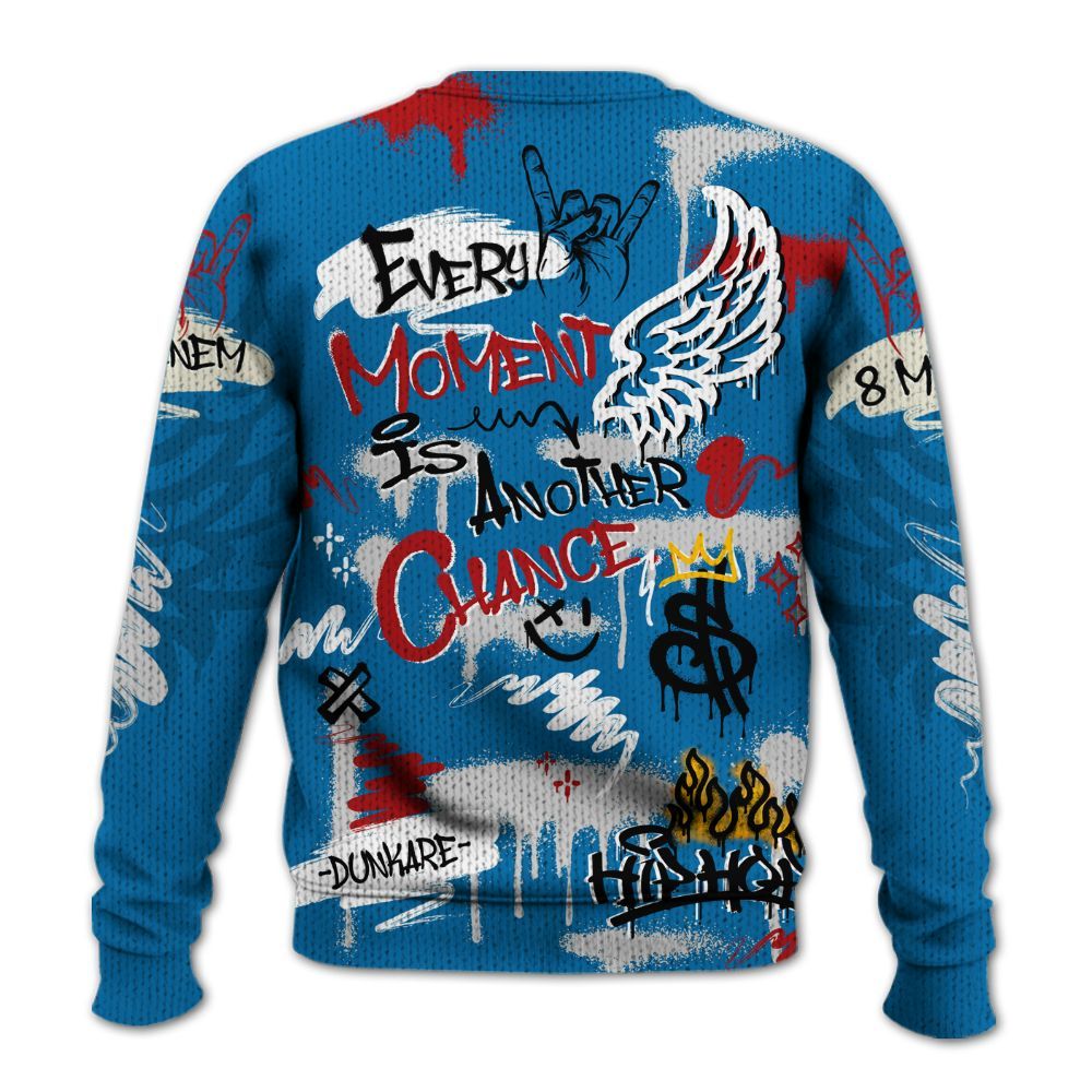 Sweater To Match Rare Air 3s - 8Mile Movie Graffiti Graphic