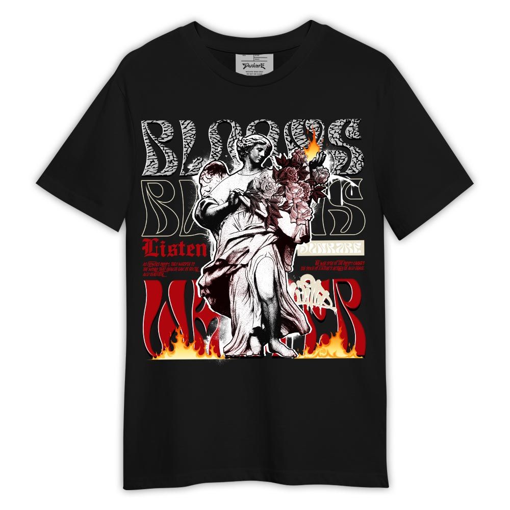 Shirt To Match Cement Grey 3s - Blooms Whisper Shirt Outfit