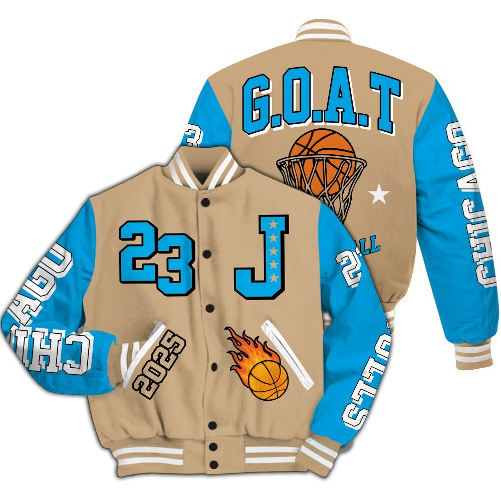 Varsity Jacket To Match H-Town 11s - Chicago 23 Basketball All Over Print