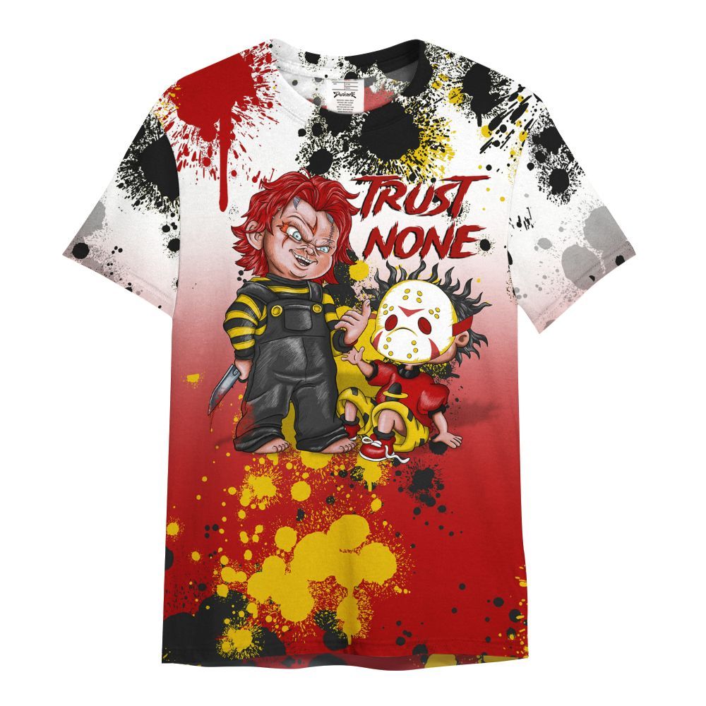 Shirt To Match Low Lucky Cat 1s - Trust No One Scary All Over Print