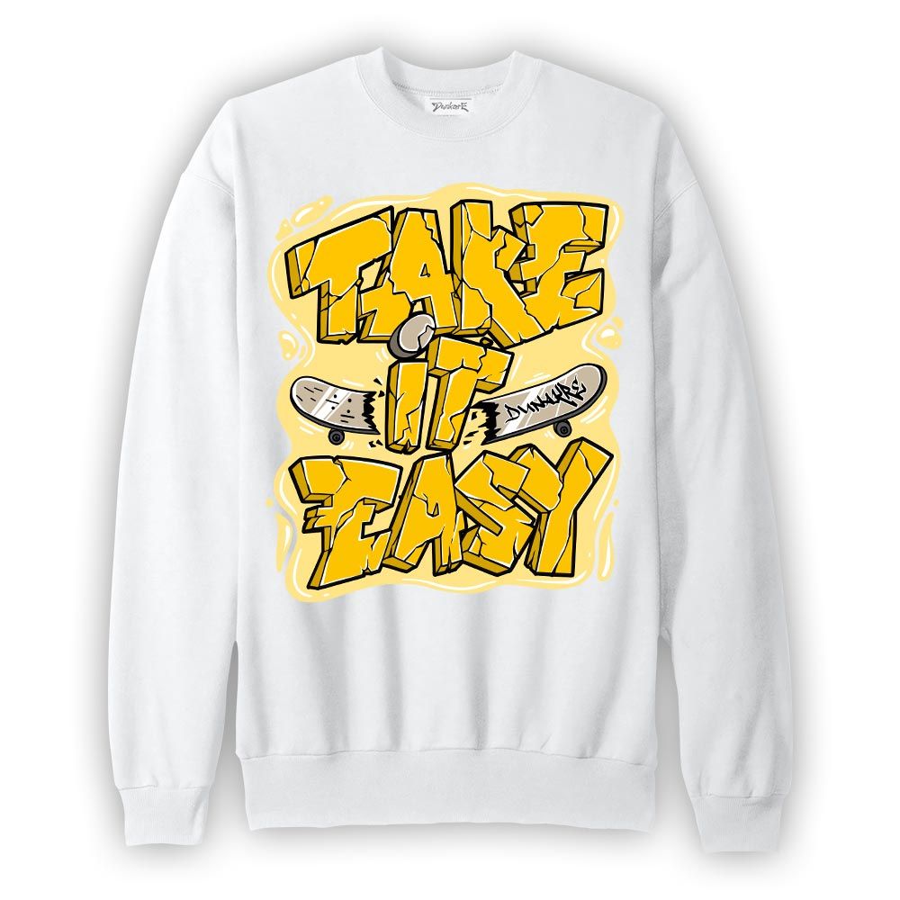 Sweatshirt To match Vivid Sulfur 4s Sweatshirt - Take It Easy Graffiti Graphic