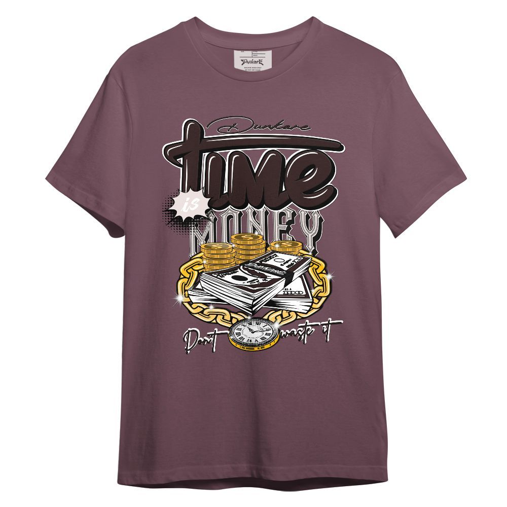 Shirt To Match AMM Air Smokey Mauve 6s - Time Is Money Graphic