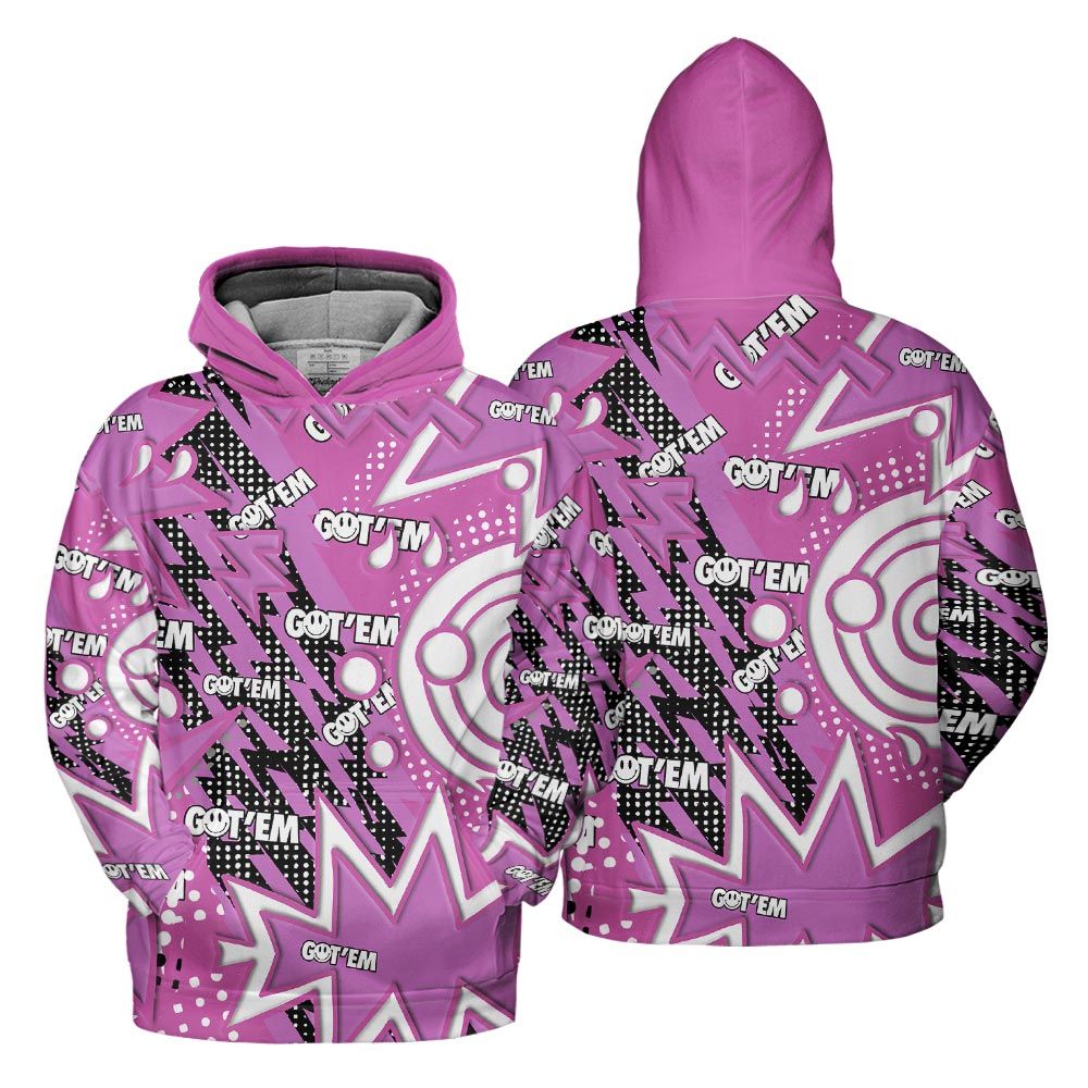 Hoodie To Match Hyper Violet 4s Hoodie, Retro Vintage 90s Hoodie Outfit 903 NCT
