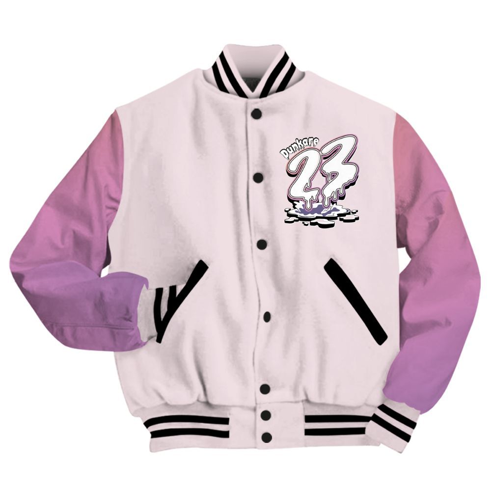 Varsity Jacket To Match Book Sunrise 1s - Custom Name 23 Drip All Over Print