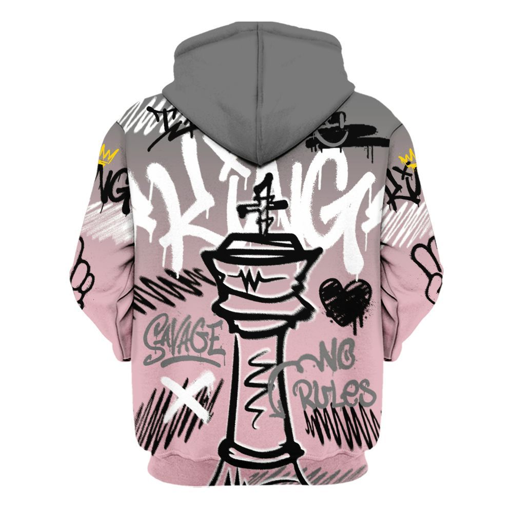 Hoodie To Match Air Max DN Pink Foam - Street King Chess Streetwear All Over Print