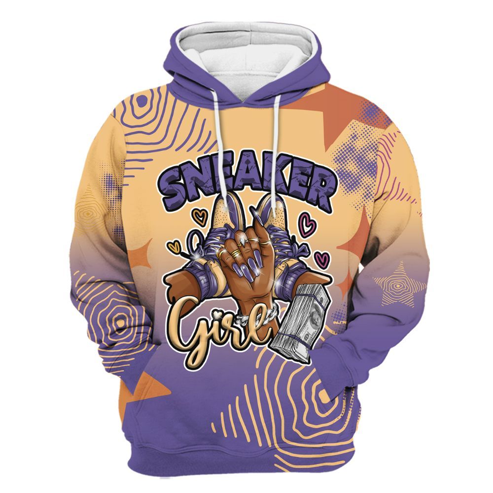 Hoodie To Match Book Sunset 1s - Sneakerz Girlz Unique Starz All Over Print