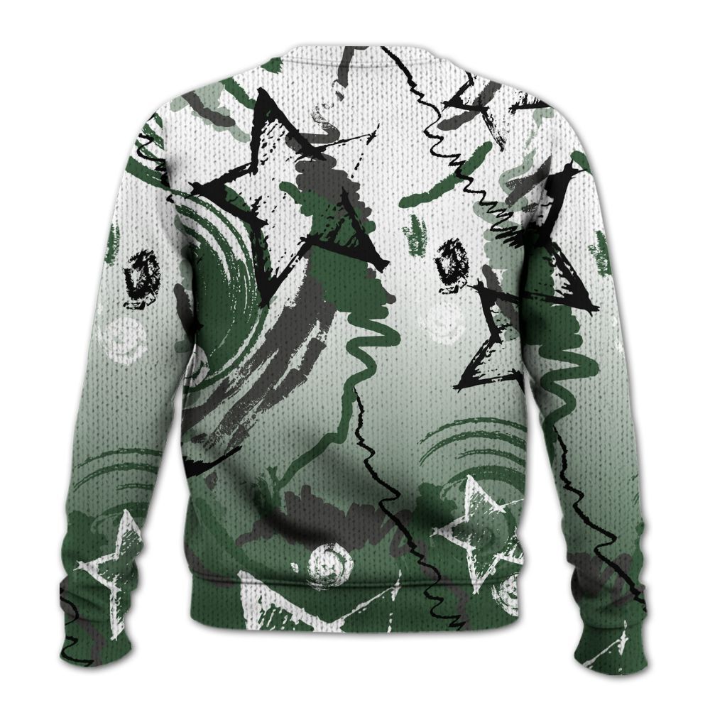 Knitted Sweater To Match Dunk Low Skateboards Black - Grind Shine Later Drip