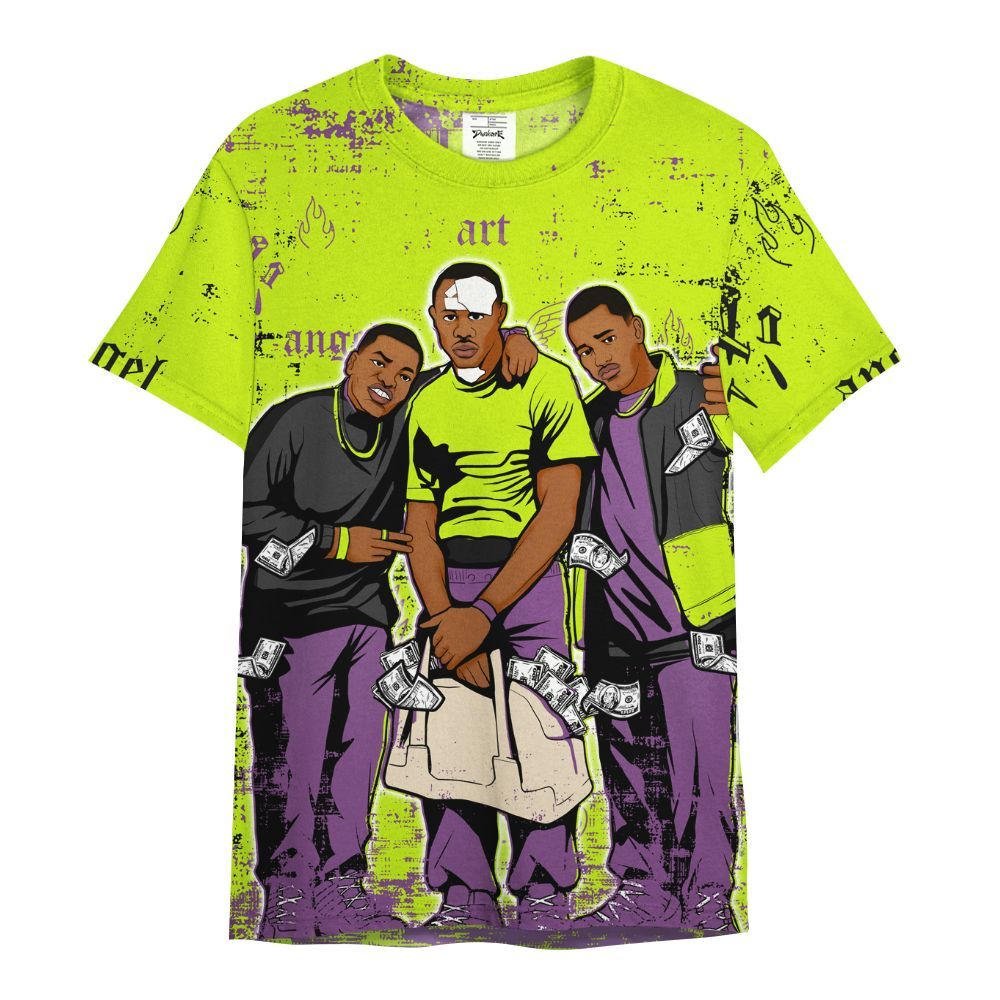 Shirt To Match GS Black Barely Volt 11s - Paid In Full Money Street Graphic All Over Print