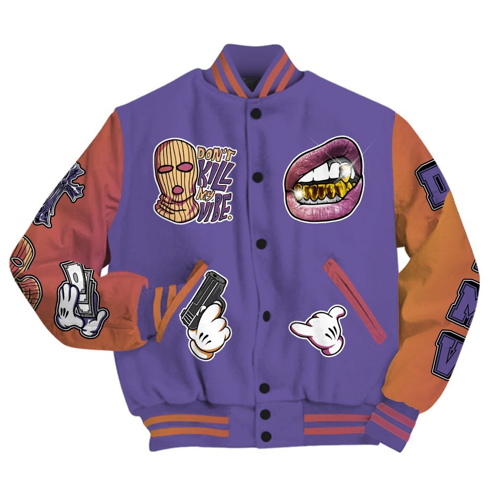 Varsity Jacket To Match Book Sunset 1s - Vibe.Unique All Over Print