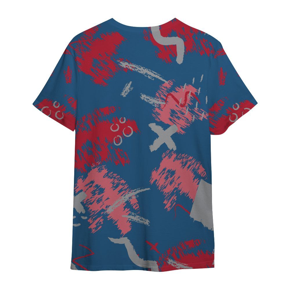 Shirt To Match Rare Air 3s - Hustle Grind Pray Retro All Over Print