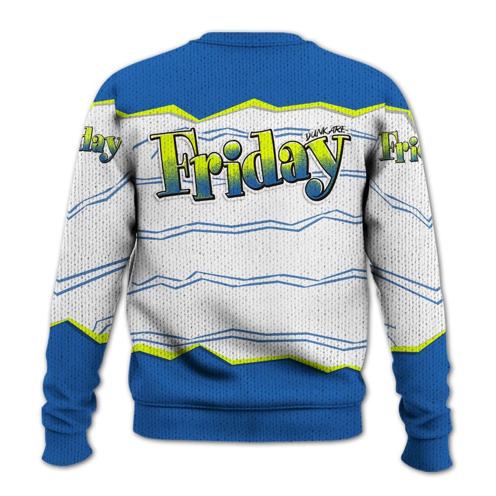 Sweater To Match Griffey Max 1 Varsity Royal - Friday Movie 90s TV Graphic