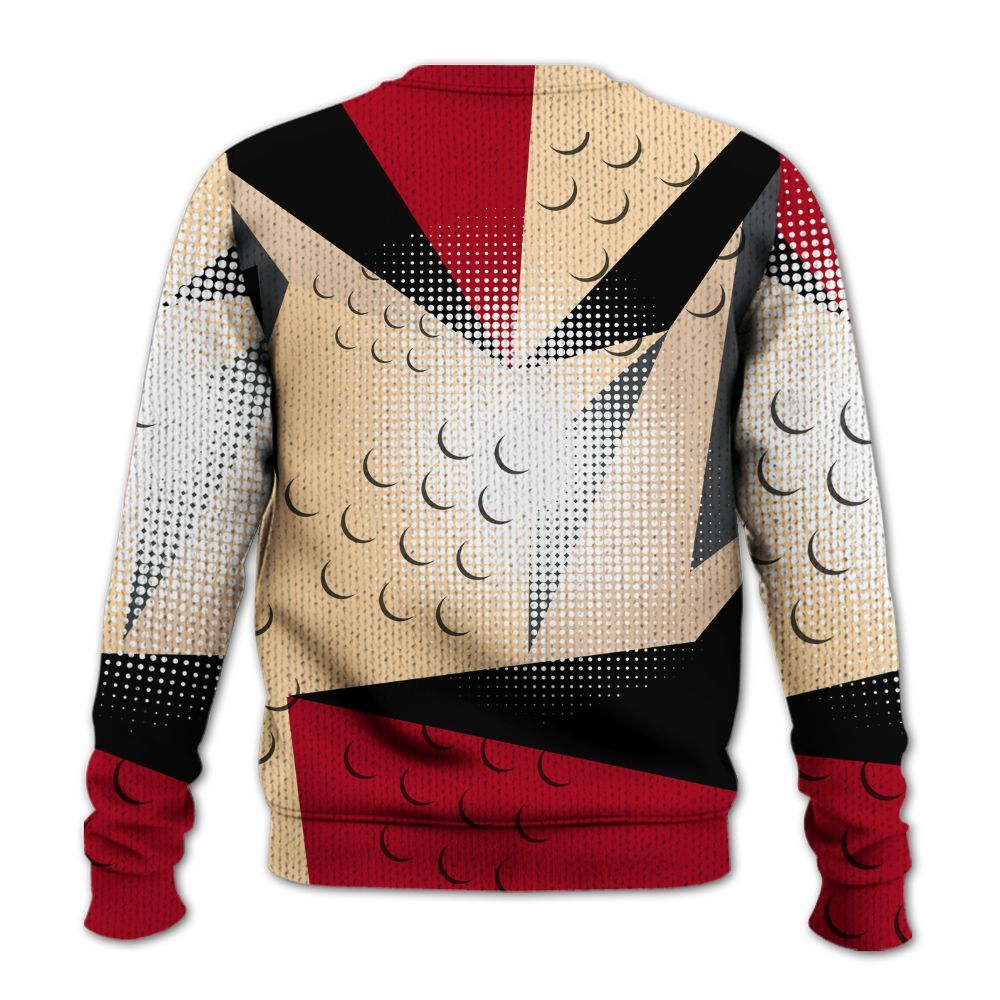 Sweater To Match Retro Pizza GS 4s - Poly Custom Name Number 23 5s Graphic