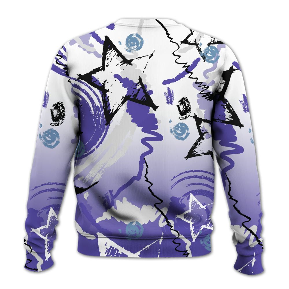 Sweatshirt To Match Retro Concord 5s - Grind Shine Later Drip All Over Print