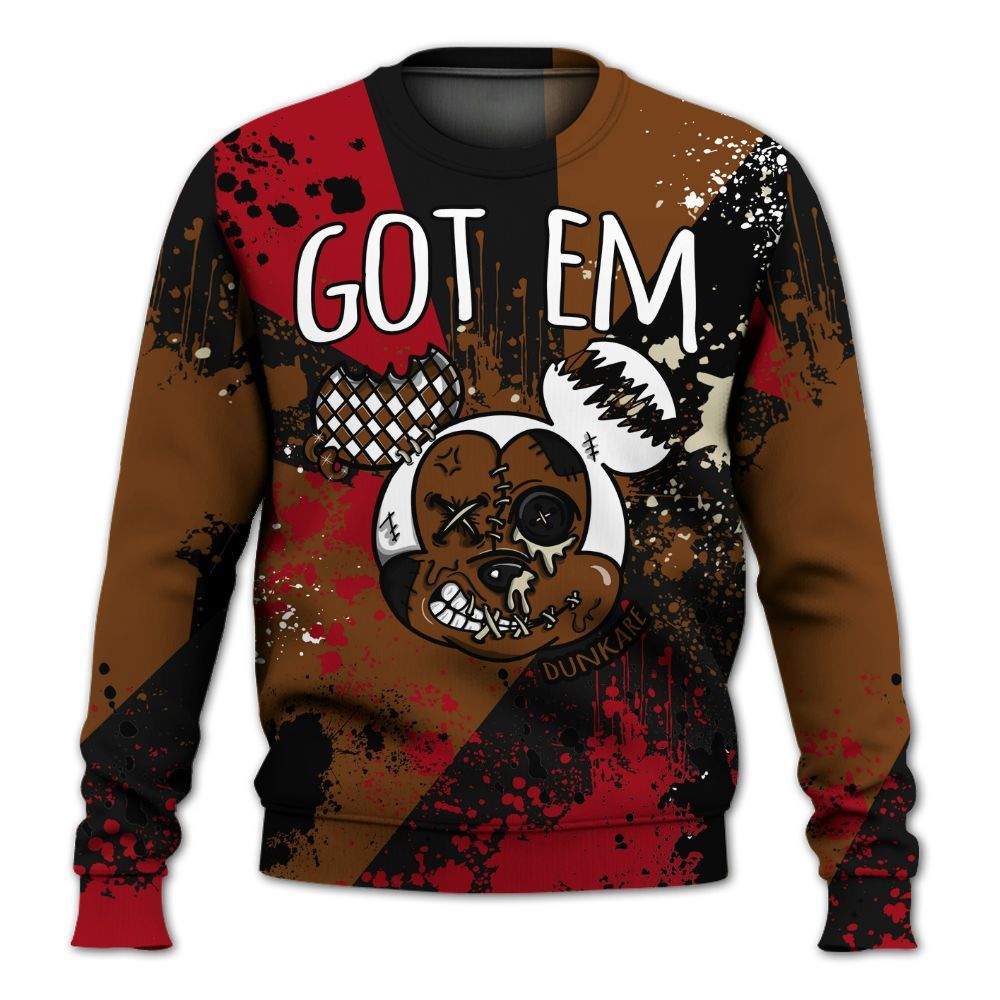 Sweatshirt To Match Archaeo Brown 5s - Got Em Drip All Over Print