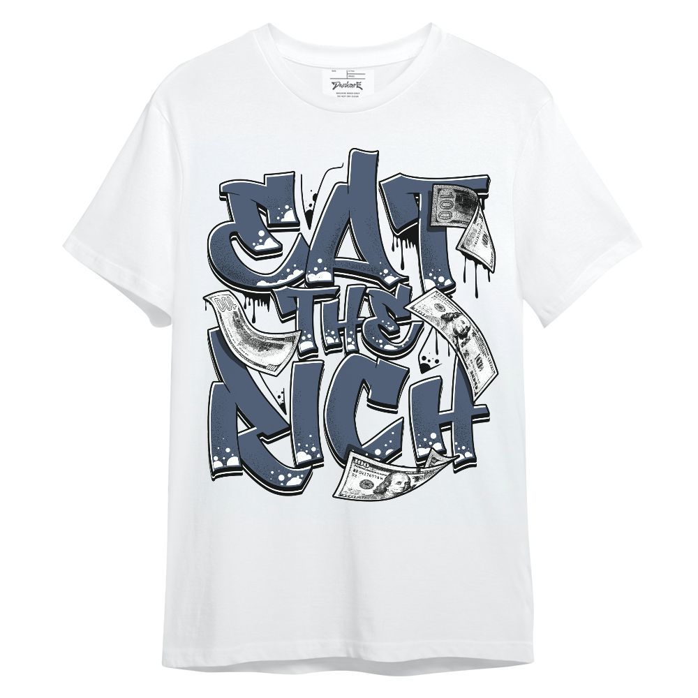 Shirt To Match Low Diffused Blue 11s - Eat The Money Graffiti Unisex Shirt