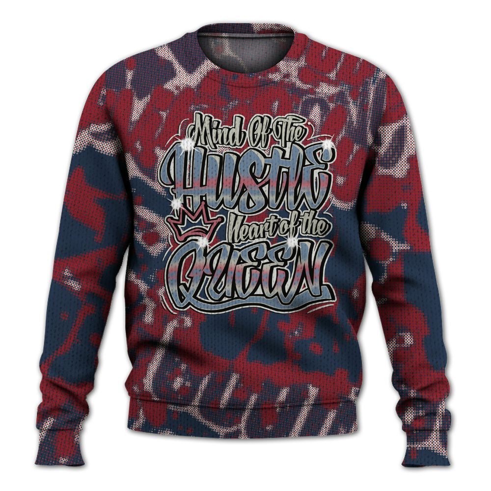 Knitted Sweater To Match Navy Blue 2024 6s - Hustles Heart Queens Street