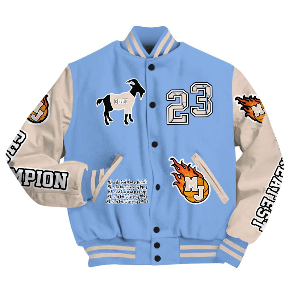 Varsity Jacket To Match Air Max 1 Royal Pulse - 23 G.0.A.T Jump Up Basketball All Over Print