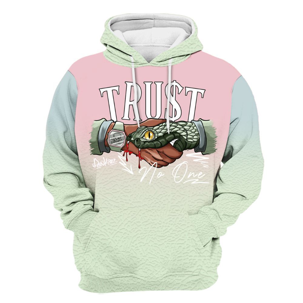 Hoodie To Match Spring Is In The Air 3s - Snake Trust No One Drip All Over Print