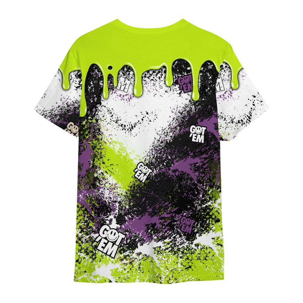 Shirt To Match GS Black Barely Volt 11s - Dripping 23 Drip All Over Print
