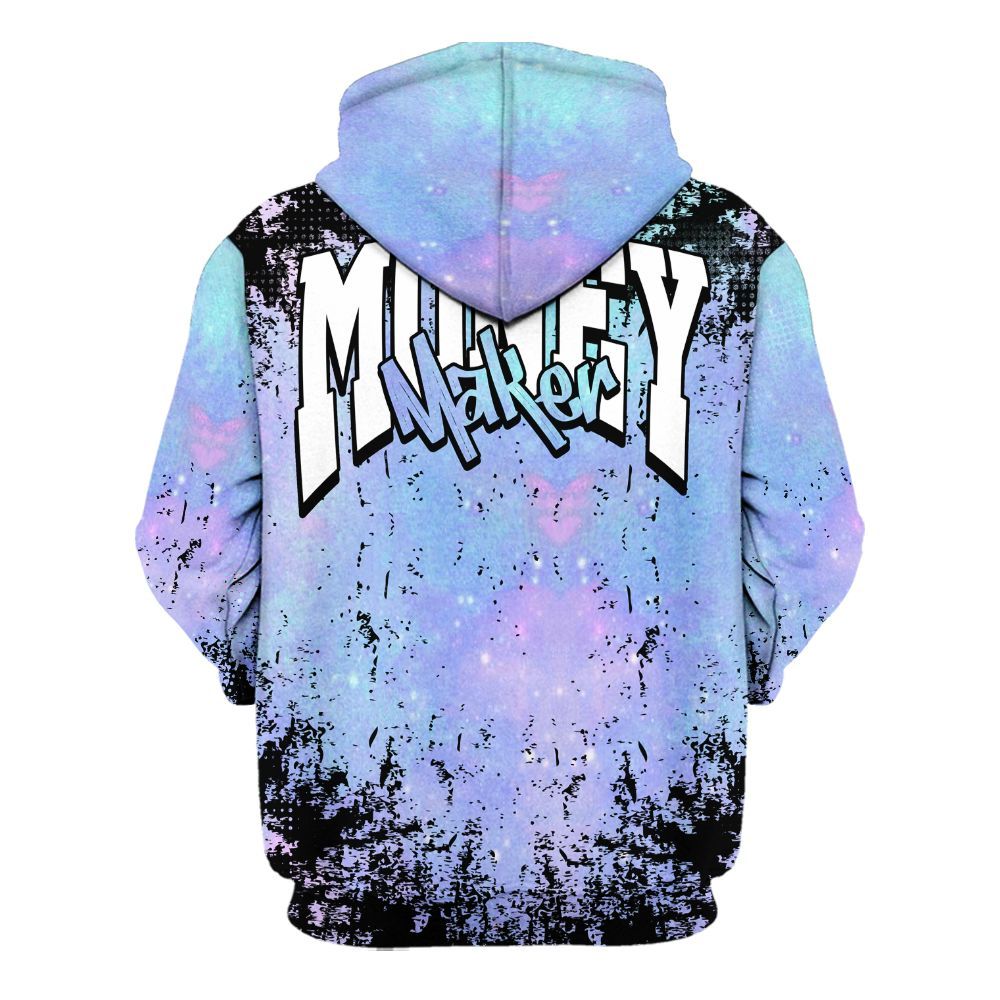 Hoodie To Match Zen Master 4s - Move In Silence Money Street Retro All Over Print