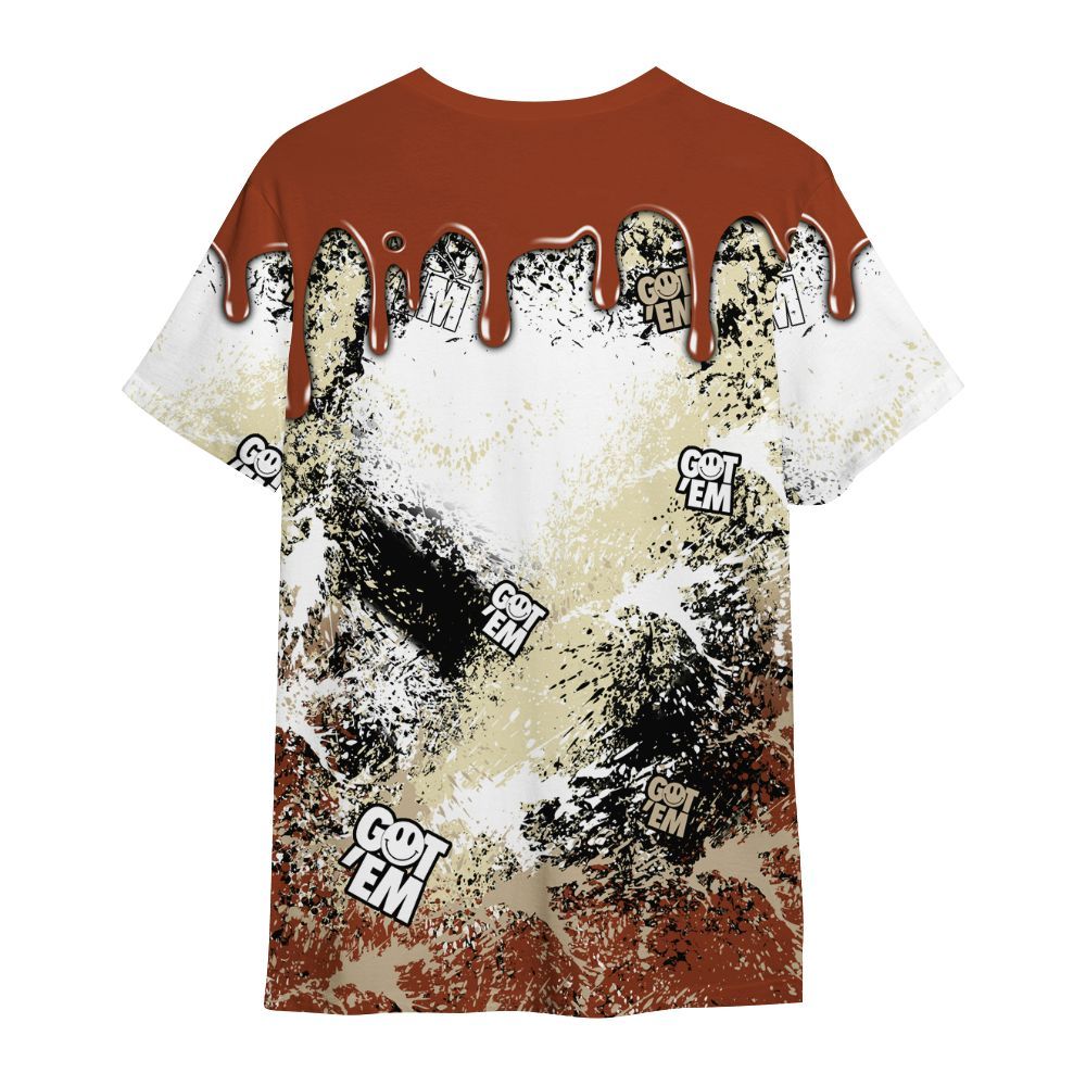 Shirt To Match Retro Eastside Golf 12s - Dripping 23 Drip All Over Print