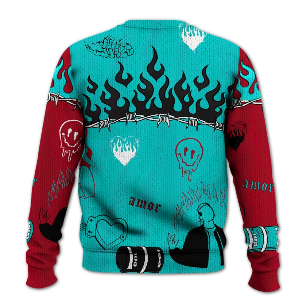 Sweater To Match Air Griffey Max 1 Freshwater - Snake Trust No One Graphic