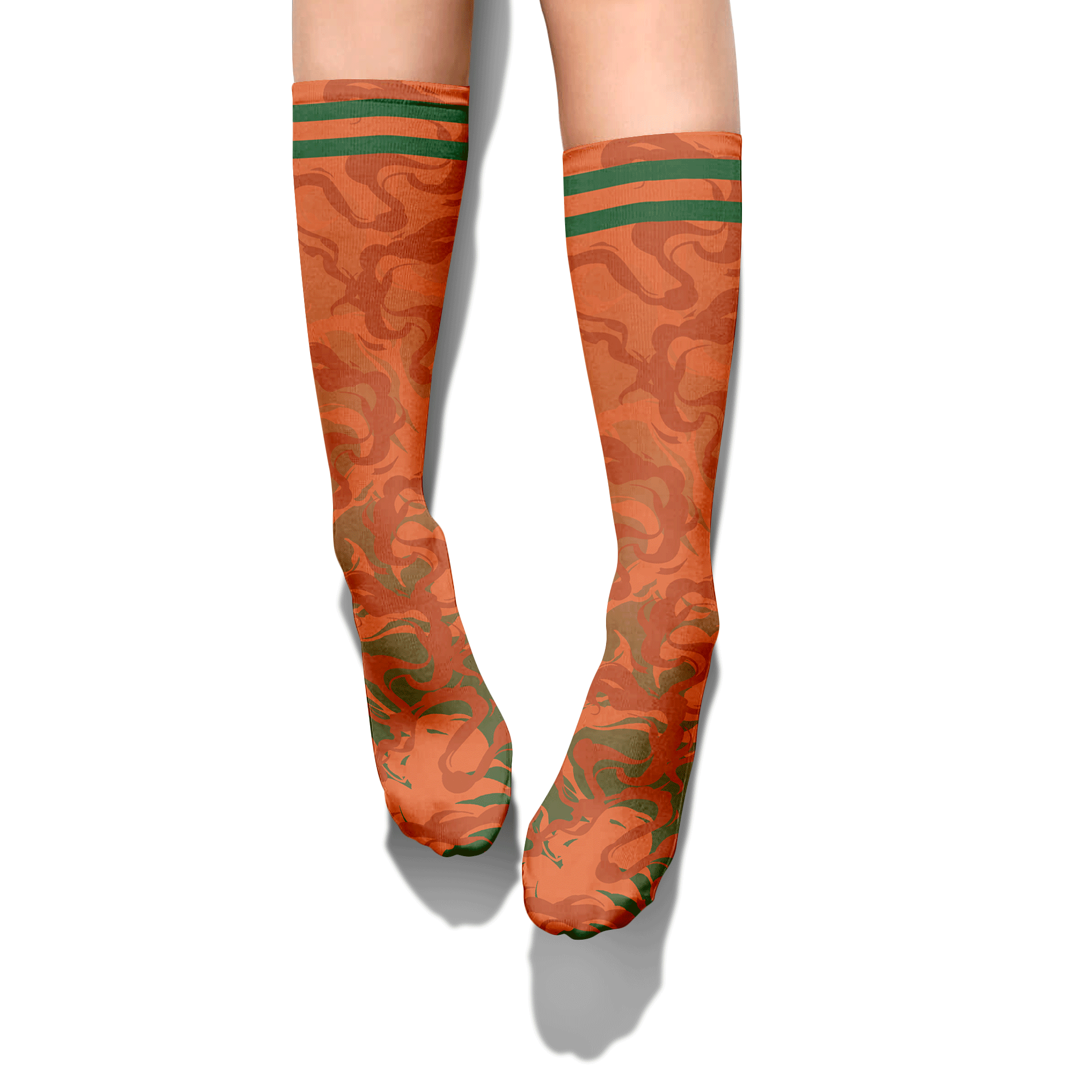 Sock To Match Low Miami 5s - Color Smoke Graphic Unisex